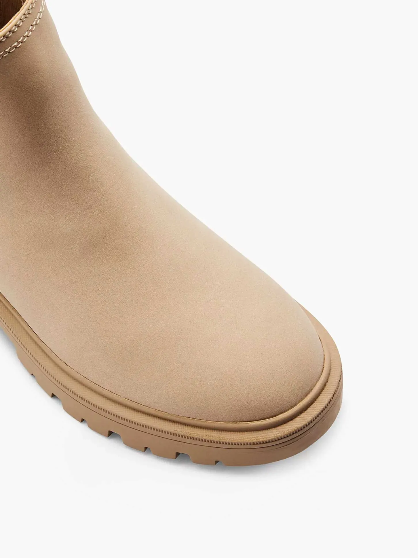 New Beige Chelsea Boot Dames Enkellaarzen & Boots