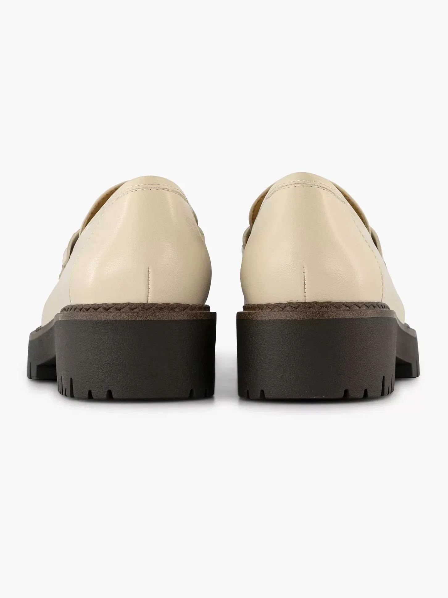 Online Beige Chunky Loafer Sierketting Dames Instappers