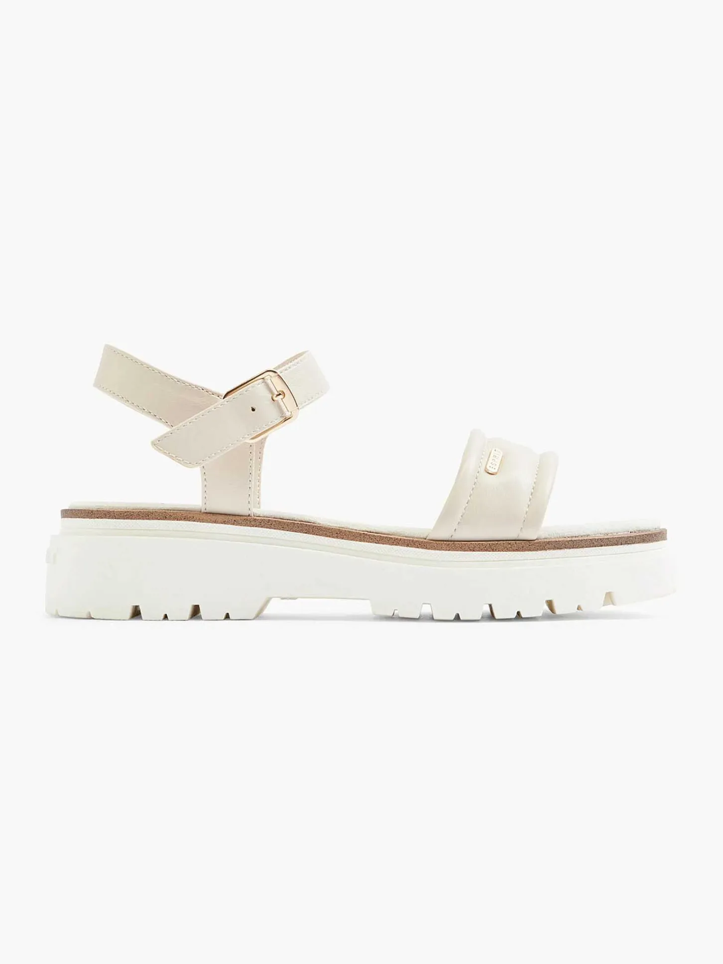 Hot Beige Chunky Sandaal Dames Sandalen