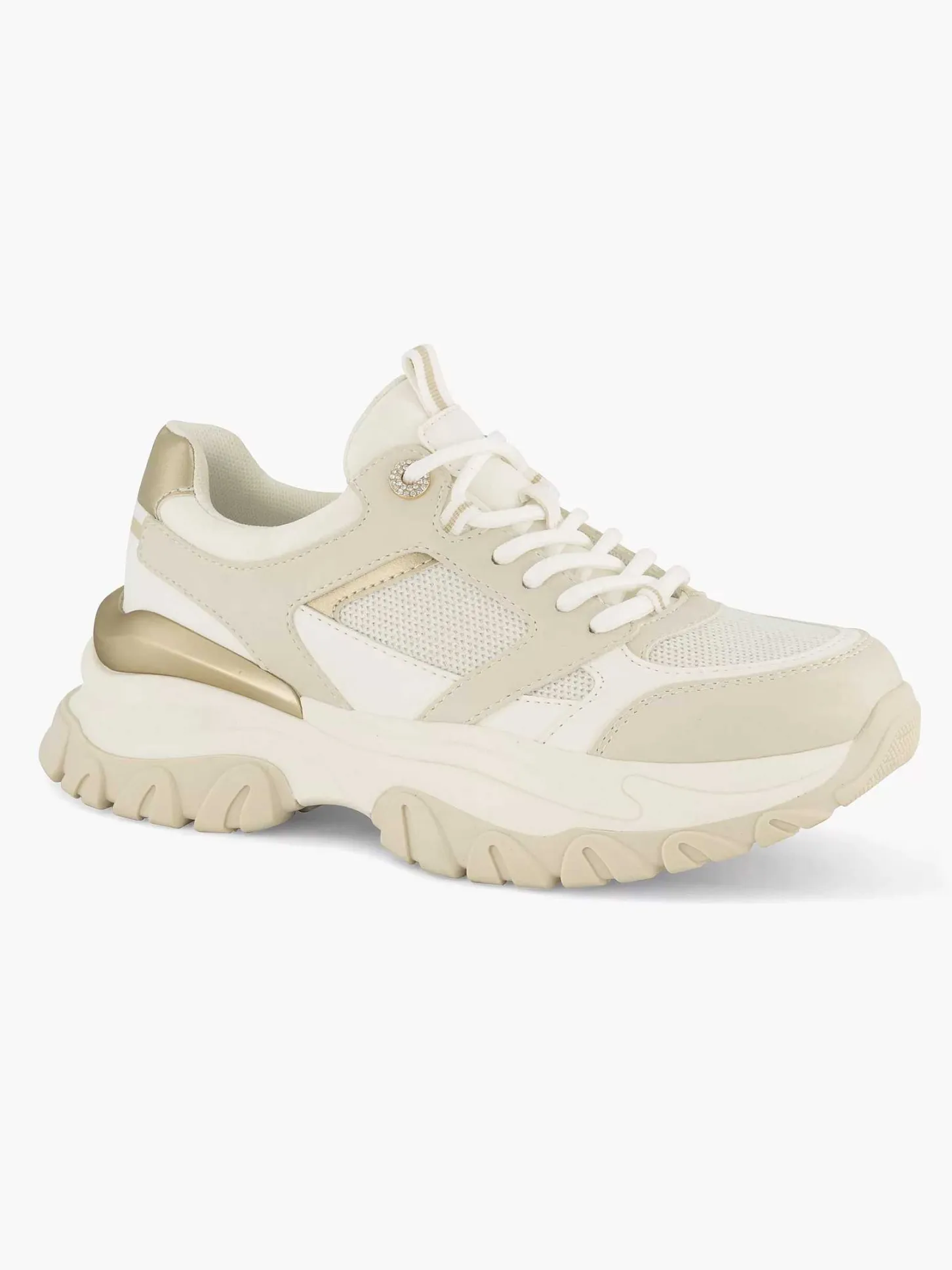 Discount Beige Chunky Sneaker Dames Sneakers
