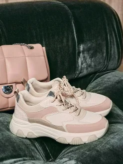 Sale Beige Chunky Sneaker Dames Sneakers