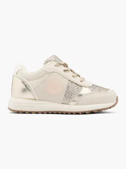 Beige Chunky Sneaker Glitters Kinderen Jongensschoenen