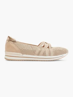 New Beige Comfort Instapper Dames Comfort Schoenen