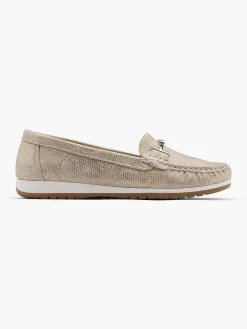 Sale Beige Comfort Instapper Dames Comfort Schoenen