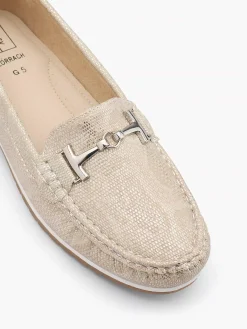 Sale Beige Comfort Instapper Dames Comfort Schoenen