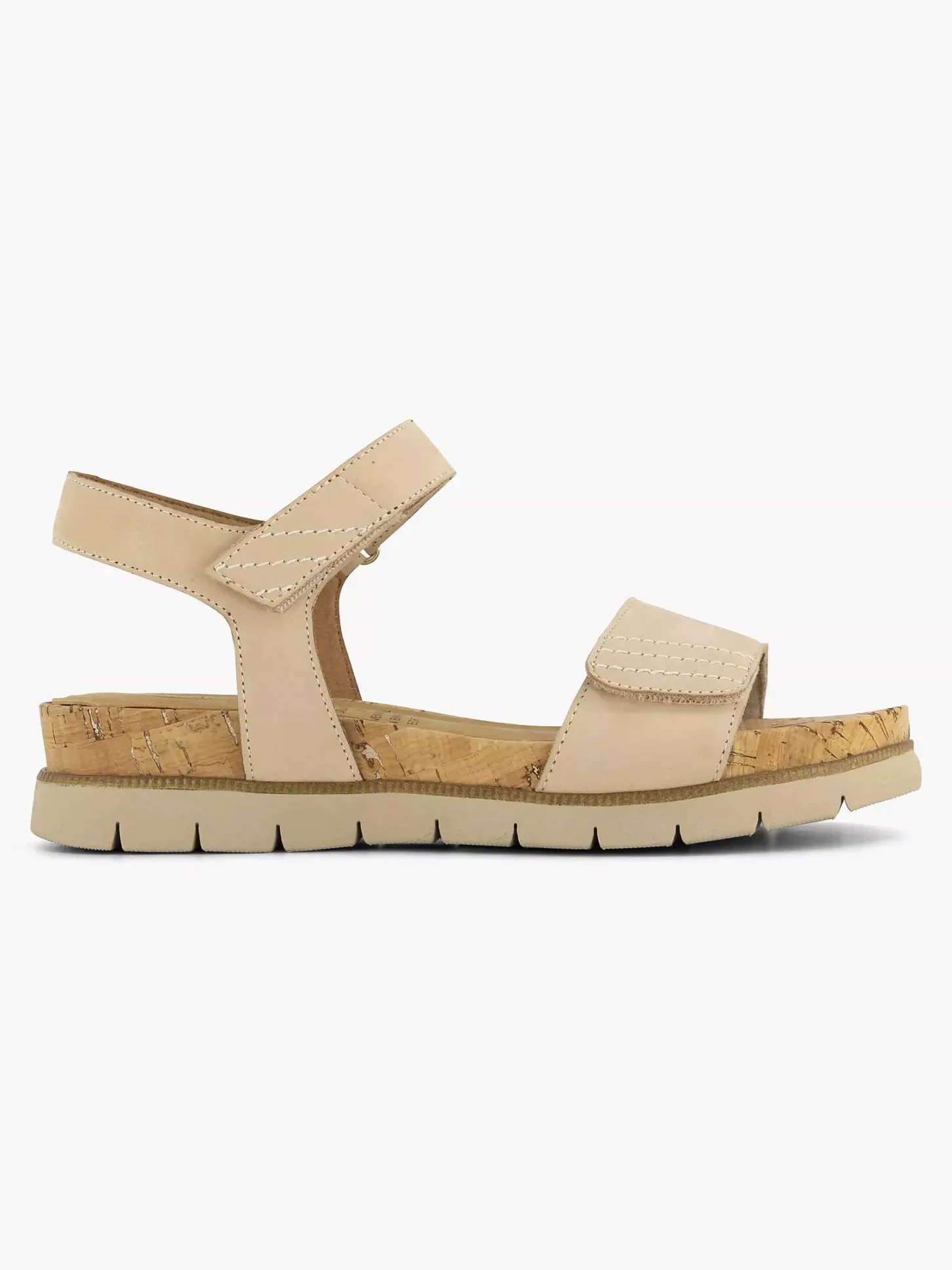 Hot Beige Comfort Sandaal Dames Comfort Schoenen
