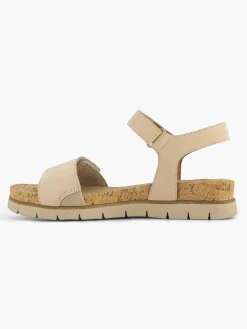 Hot Beige Comfort Sandaal Dames Comfort Schoenen
