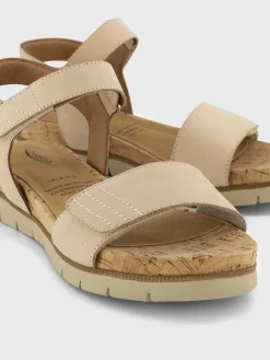 Hot Beige Comfort Sandaal Dames Comfort Schoenen