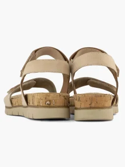 Hot Beige Comfort Sandaal Dames Comfort Schoenen