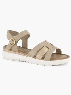 Discount Beige Comfort Sandaal Dames Comfort Schoenen