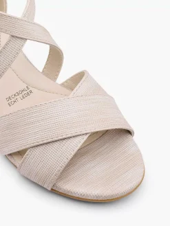 Discount Beige Comfort Sandaal Dames Sandalen