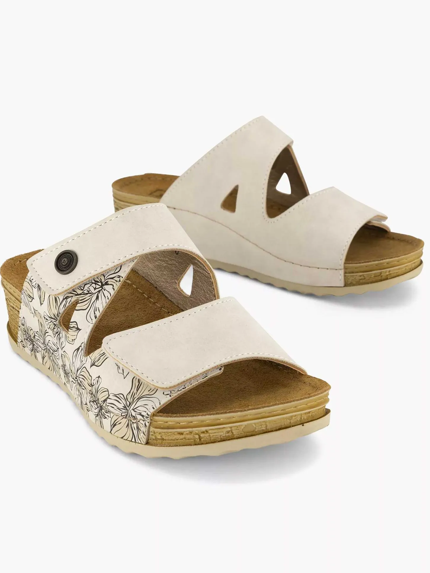 Hot Beige Comfort Slipper Dames Comfort Schoenen