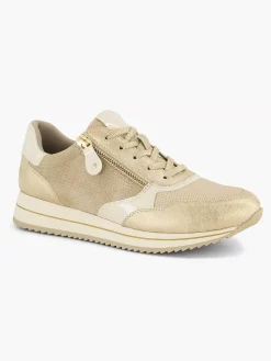 Outlet Beige Comfort Sneaker Dames Comfort Schoenen