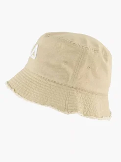 Discount Beige Bucket Hat Mit Dames Online Exclusive Accessoires