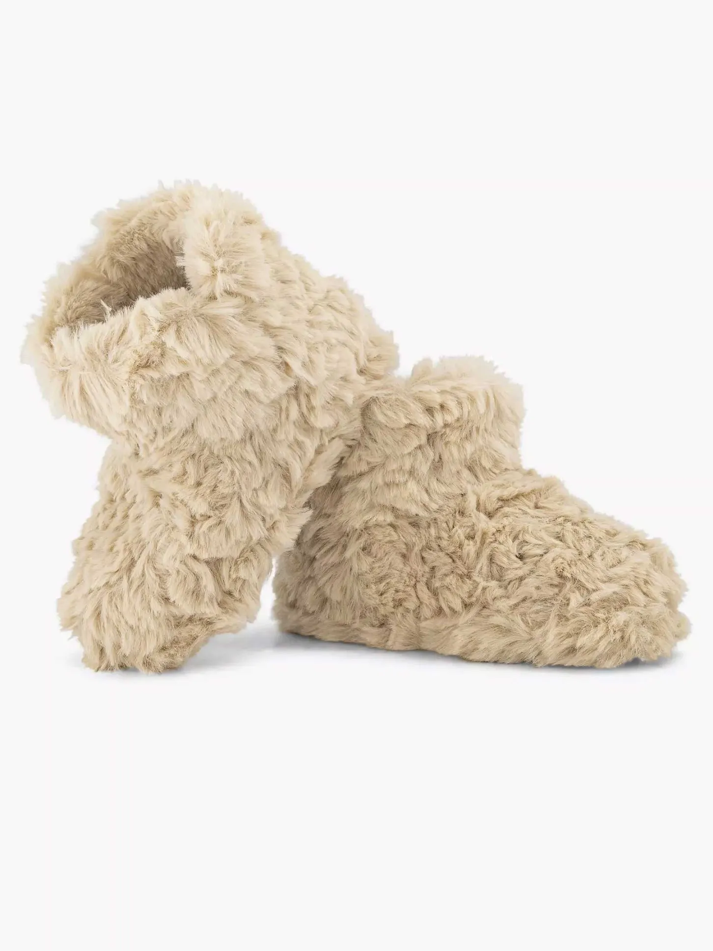 Discount Beige Hoge Pantoffel Plush Kinderen Jongensschoenen
