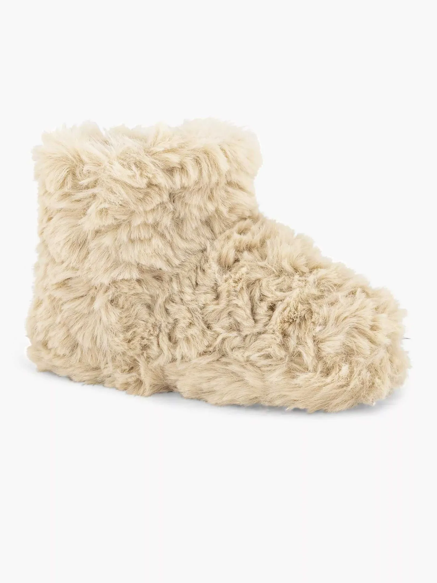 Discount Beige Hoge Pantoffel Plush Kinderen Jongensschoenen