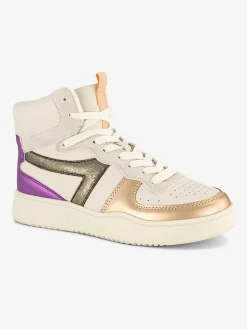 Hot Beige Hoge Sneaker Dames Sneakers