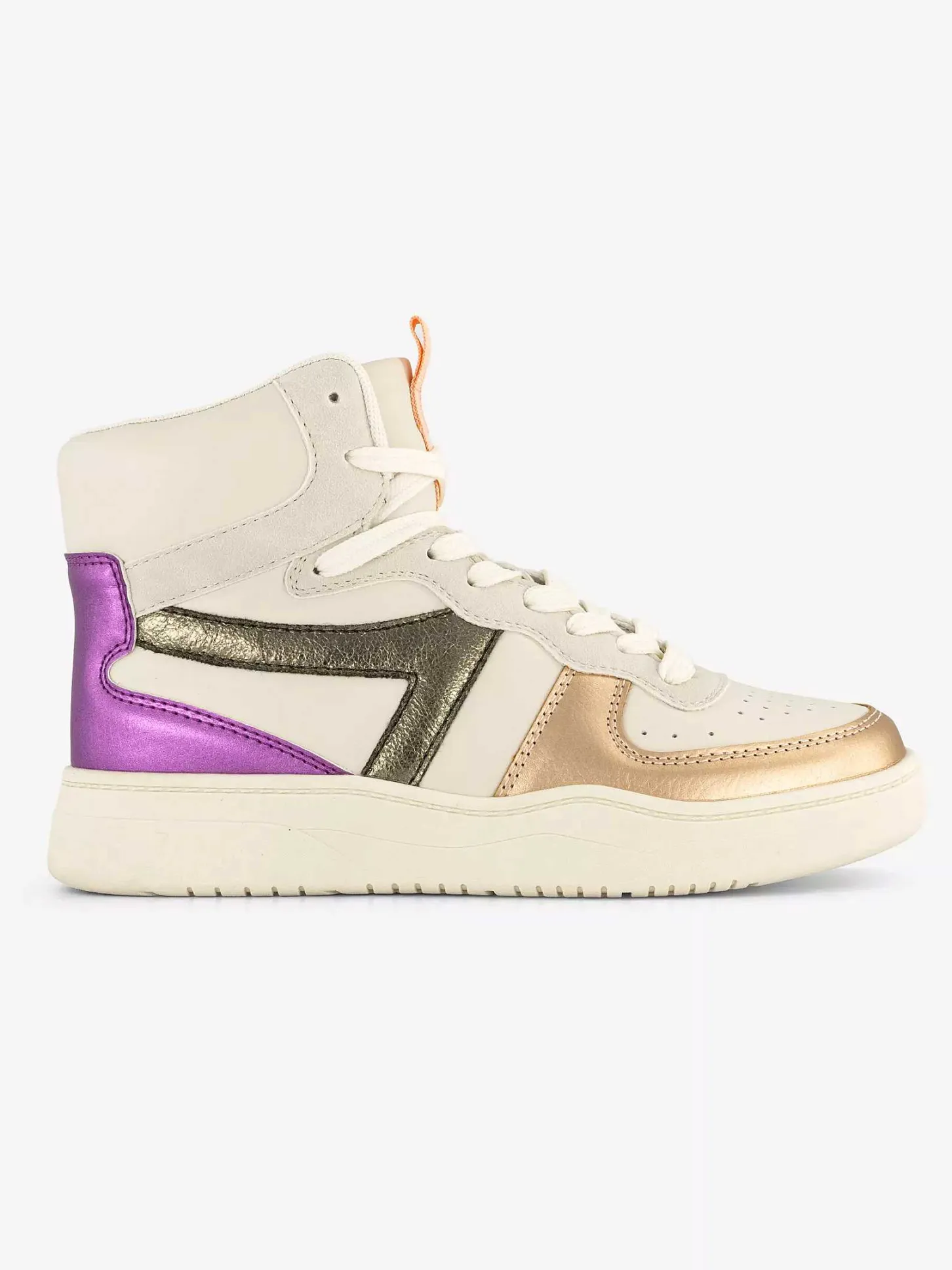 Hot Beige Hoge Sneaker Dames Sneakers