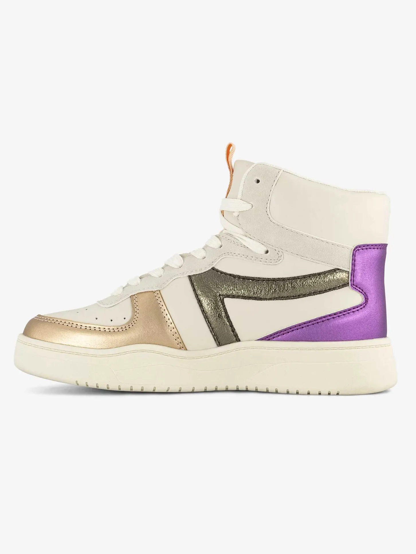 Hot Beige Hoge Sneaker Dames Sneakers