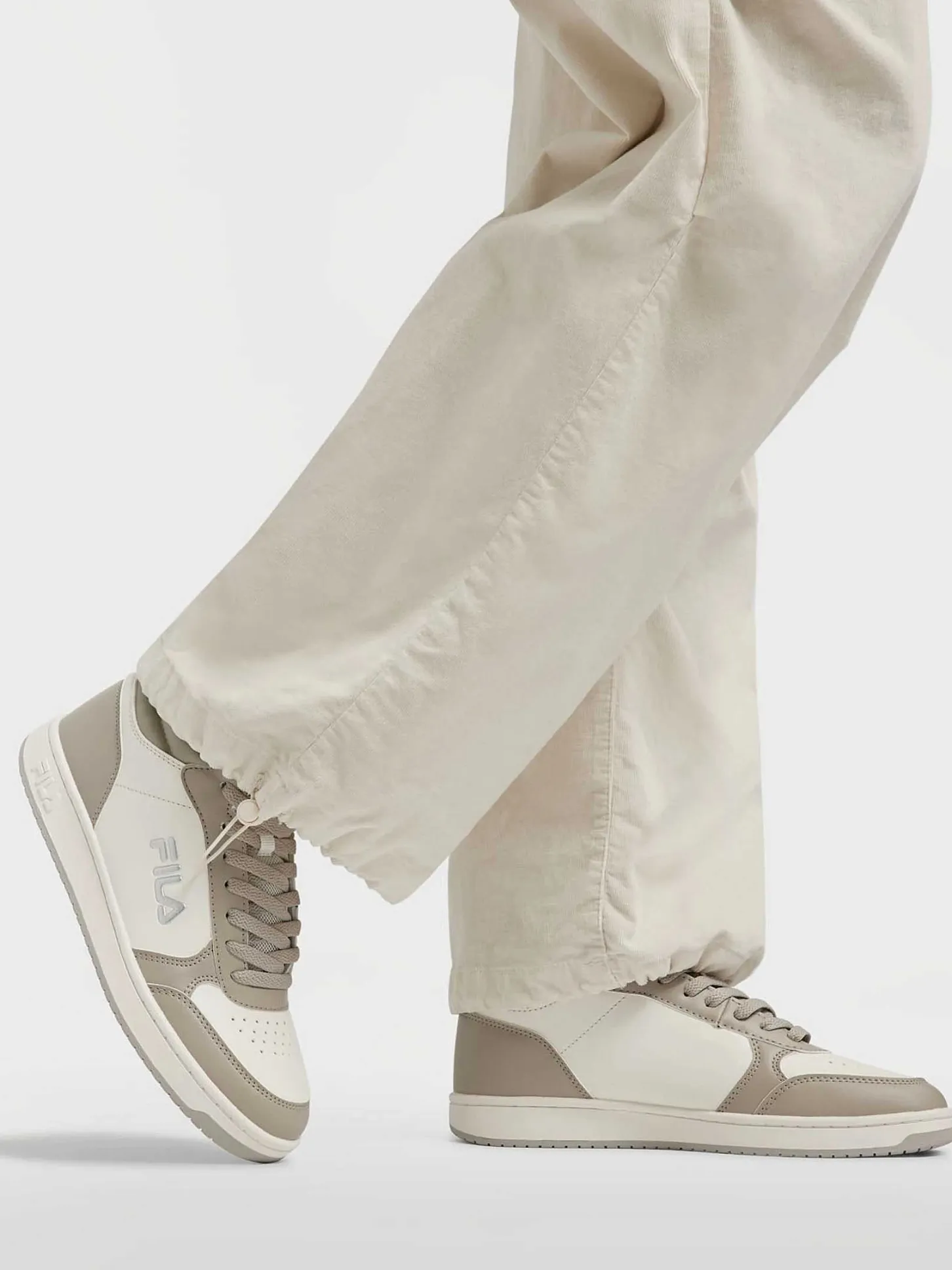 Online Beige Hoge Sneaker Dames Sneakers