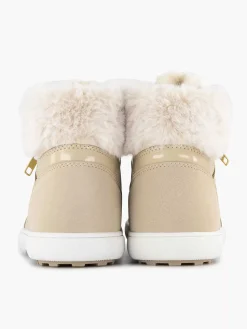 Clearance Beige Hoge Sneaker Dames Sneakers