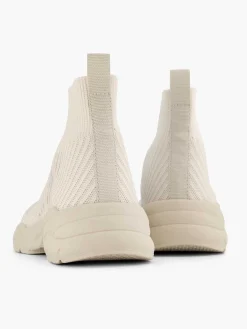 Discount Beige Hoge Sneaker Dames Sneakers