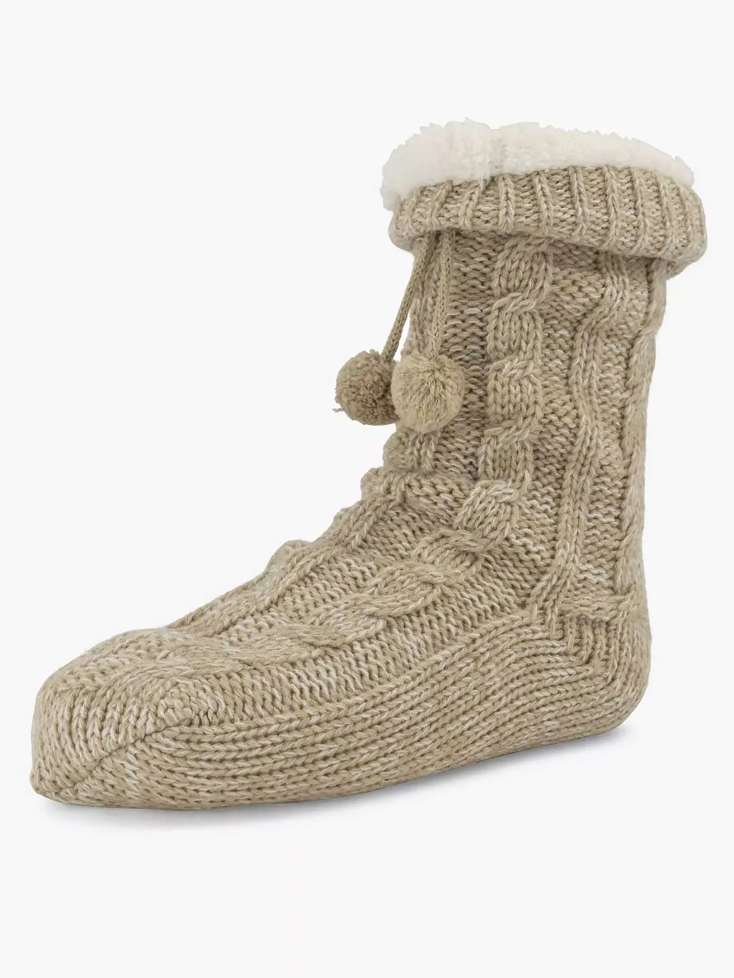 Discount Beige Huissok 36-41 Dames Sokken