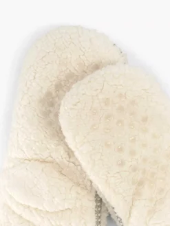 New Beige Huissok Teddy Dames Sokken