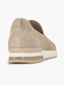 Hot Beige Instap Comfort Sneaker Knitted Dames Comfort Schoenen