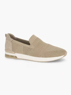 Hot Beige Instap Comfort Sneaker Knitted Dames Comfort Schoenen