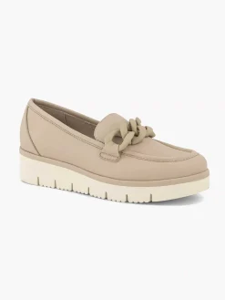 Hot Beige Instapper Dames Comfort Schoenen