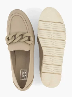 Hot Beige Instapper Dames Comfort Schoenen