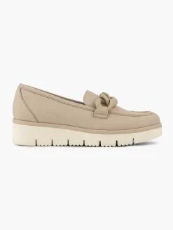 Hot Beige Instapper Dames Comfort Schoenen