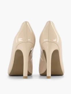 Clearance Beige Lak Pump Dames Pumps