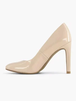 Clearance Beige Lak Pump Dames Pumps