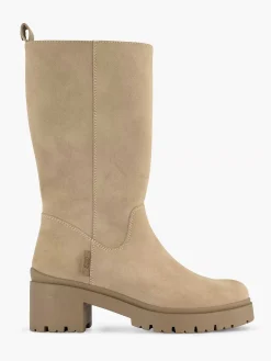 Beige Lange Laars Kinderen Jongensschoenen