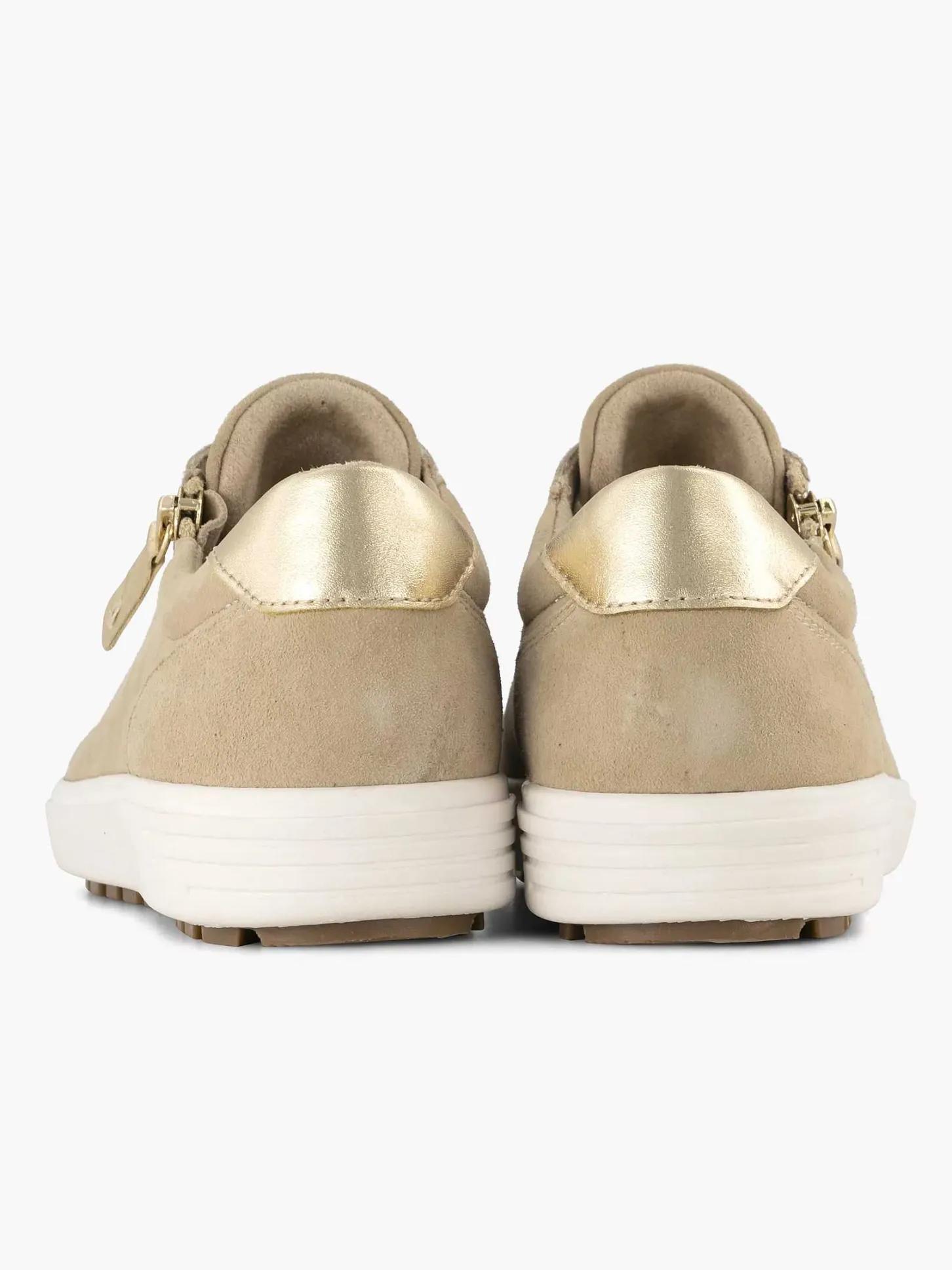 New Beige Leren Comfort Sneaker Dames Comfort Schoenen