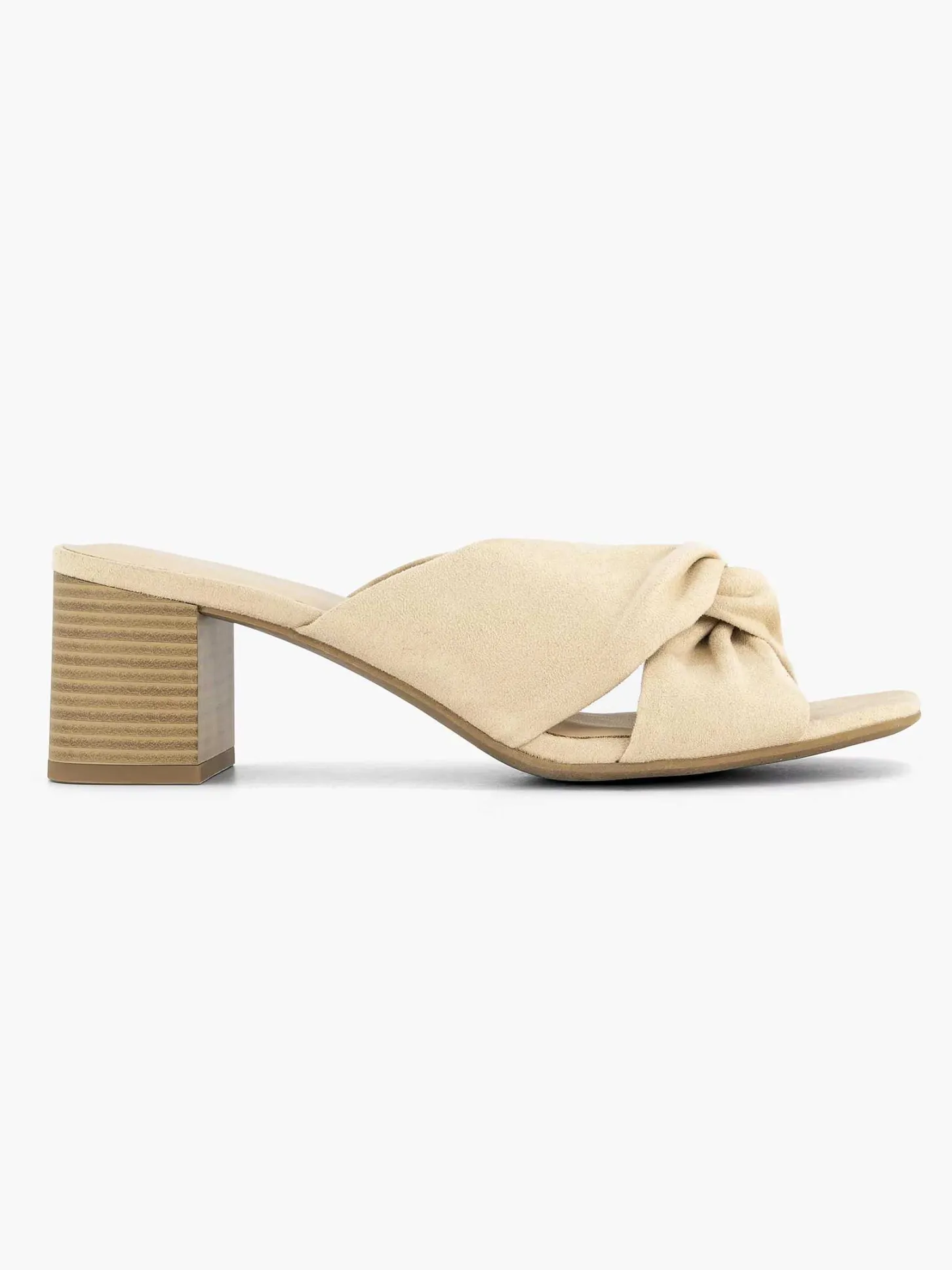 Sale Beige Muiltje Knoop Dames Sandalen