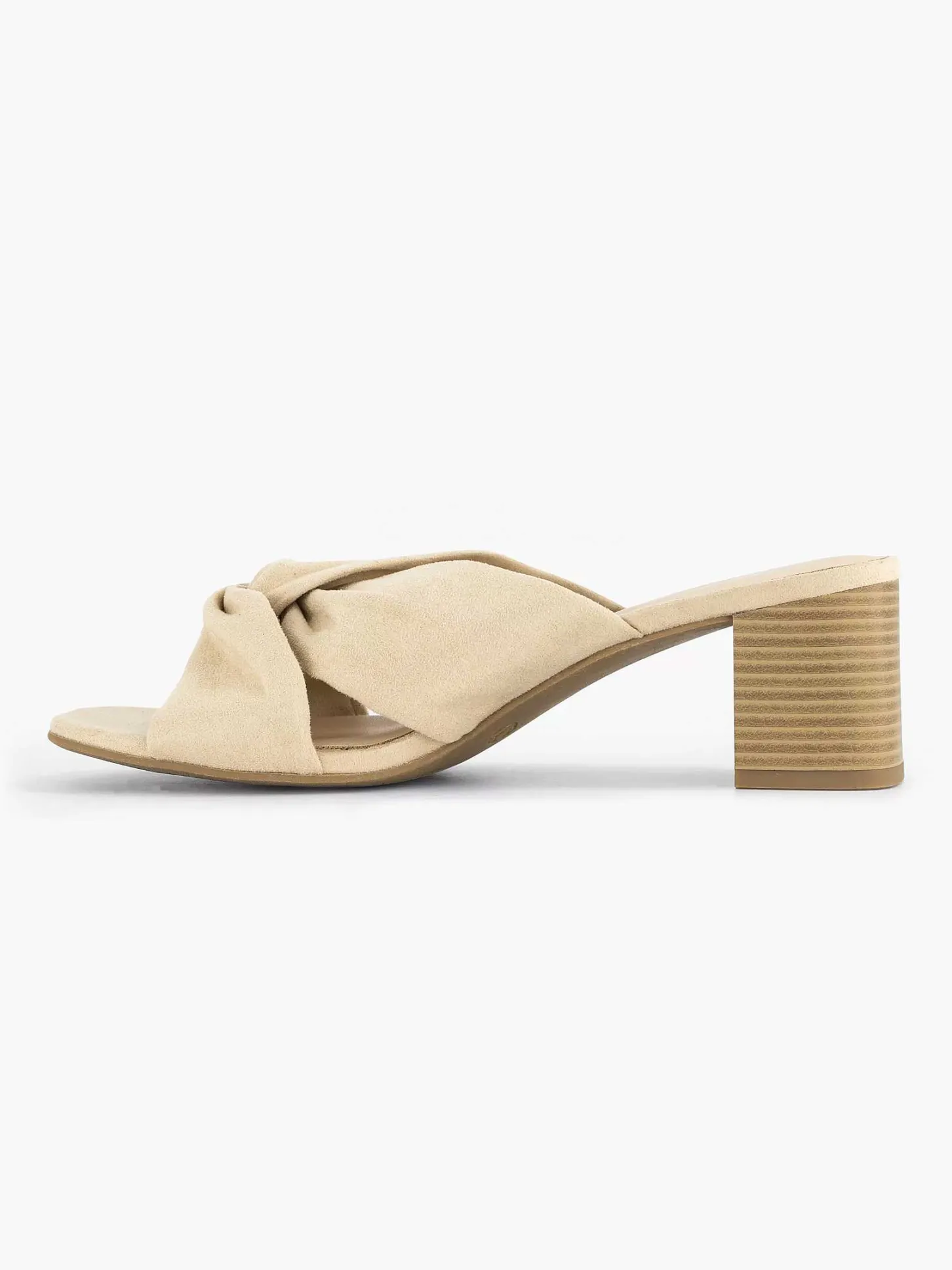 Sale Beige Muiltje Knoop Dames Sandalen
