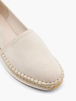 Discount Beige Platform Espadrille Dames Instappers
