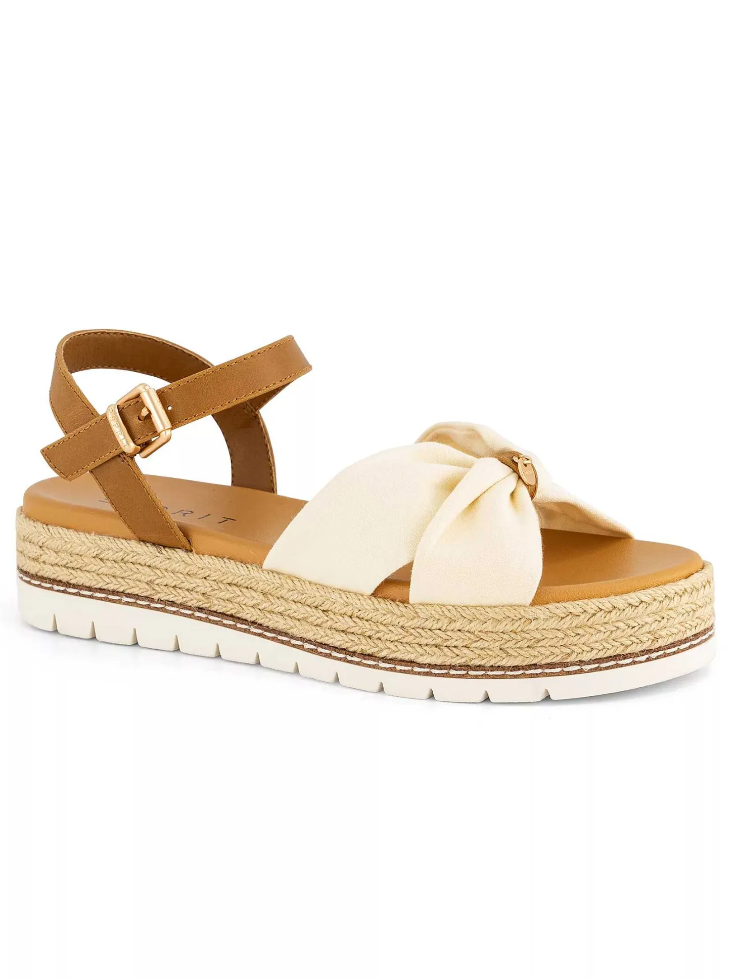 Beige Platform Sandaal Dames Sandalen