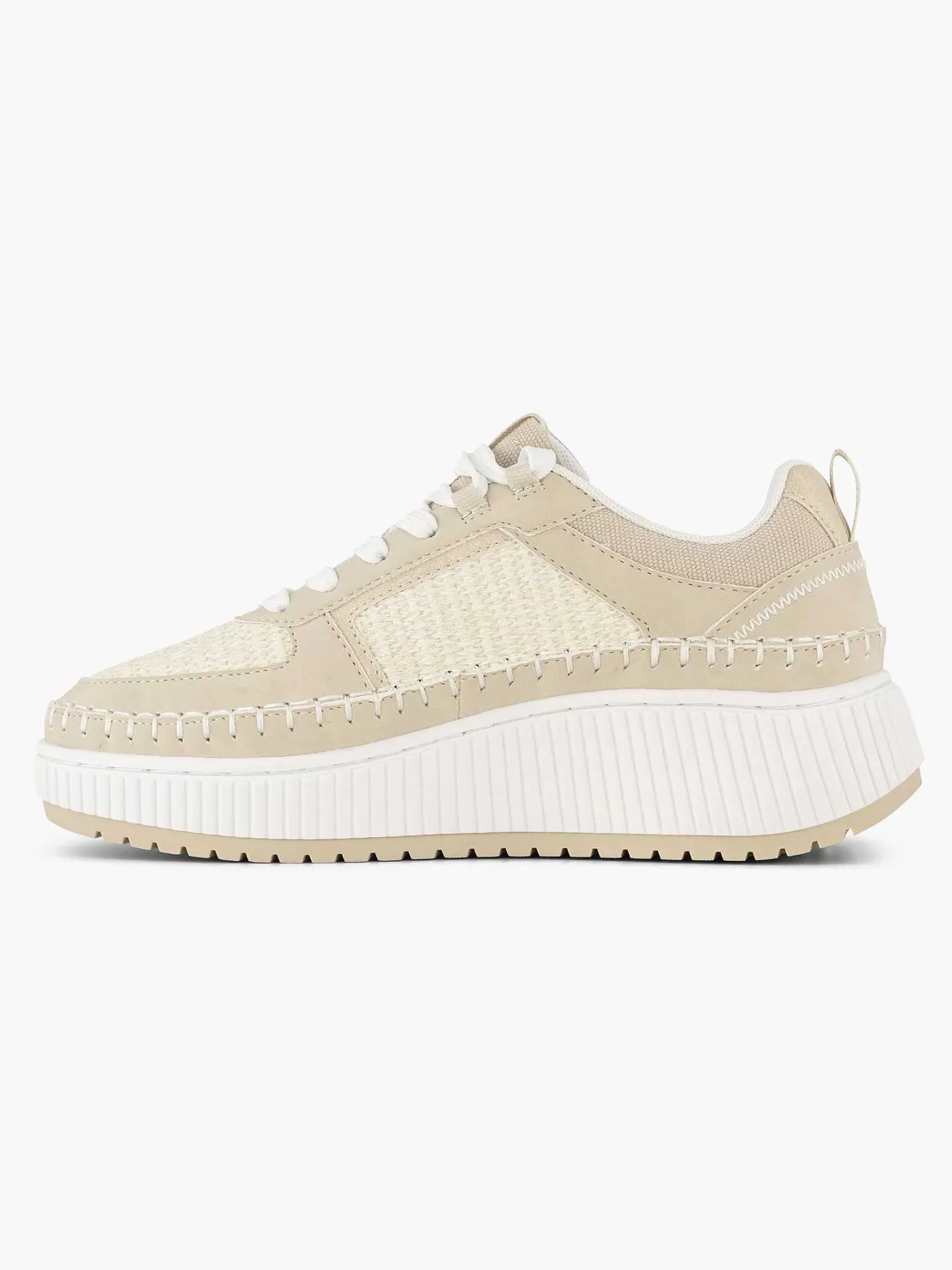Hot Beige Platform Sneaker Dames Sneakers