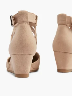 Clearance Beige Pump Gesp Dames Pumps
