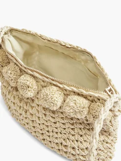 Online Beige Rieten Schoudertas Dames Online Exclusive Accessoires