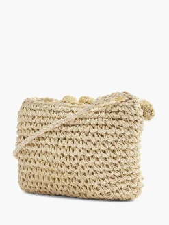 Online Beige Rieten Schoudertas Dames Online Exclusive Accessoires