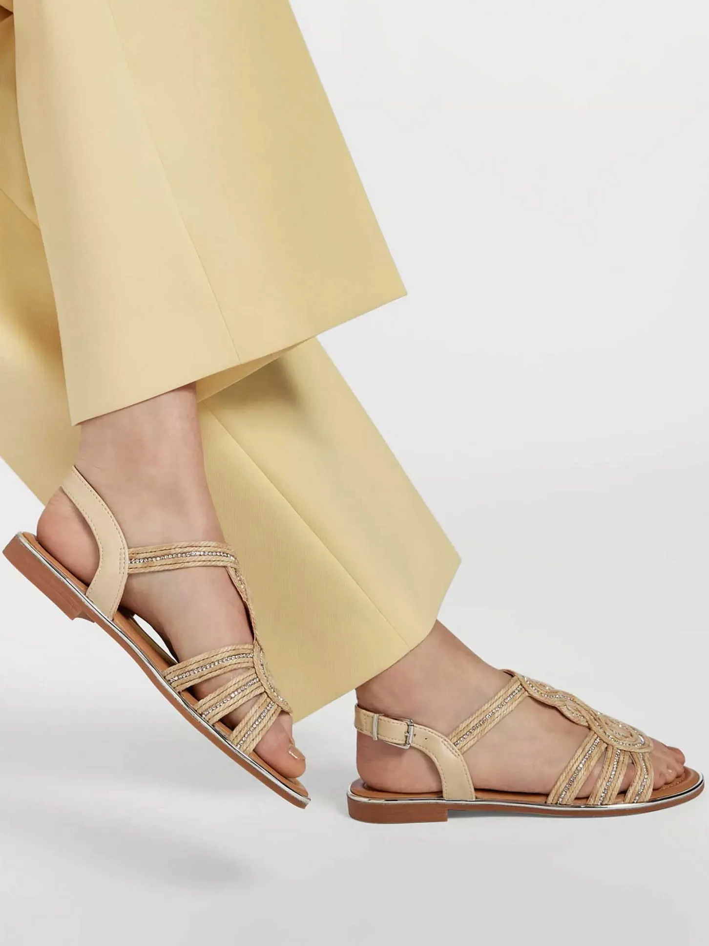 Beige Sandaal Dames Sandalen
