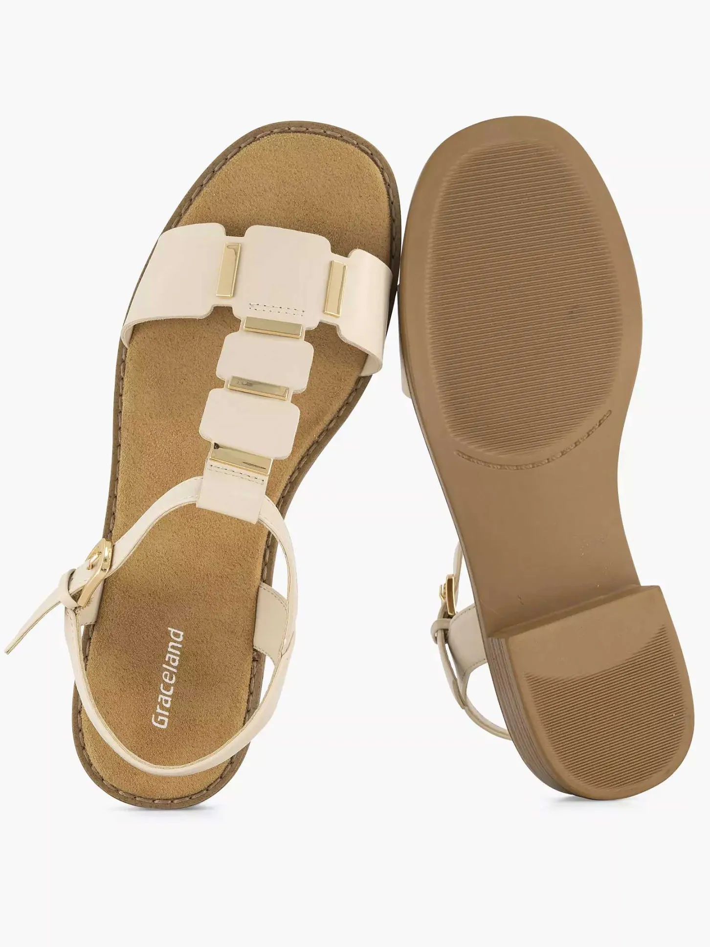 Online Beige Sandaal Dames Sandalen