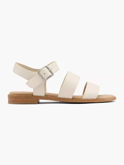 Outlet Beige Sandaal Dames Sandalen