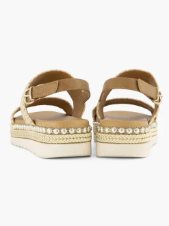New Beige Sandaal Dames Sandalen