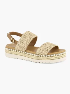 New Beige Sandaal Dames Sandalen